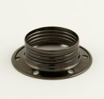 Black Nickel Shade Ring for SES E14 Light Bulb Lamp holders with Threaded sleeve 27mm